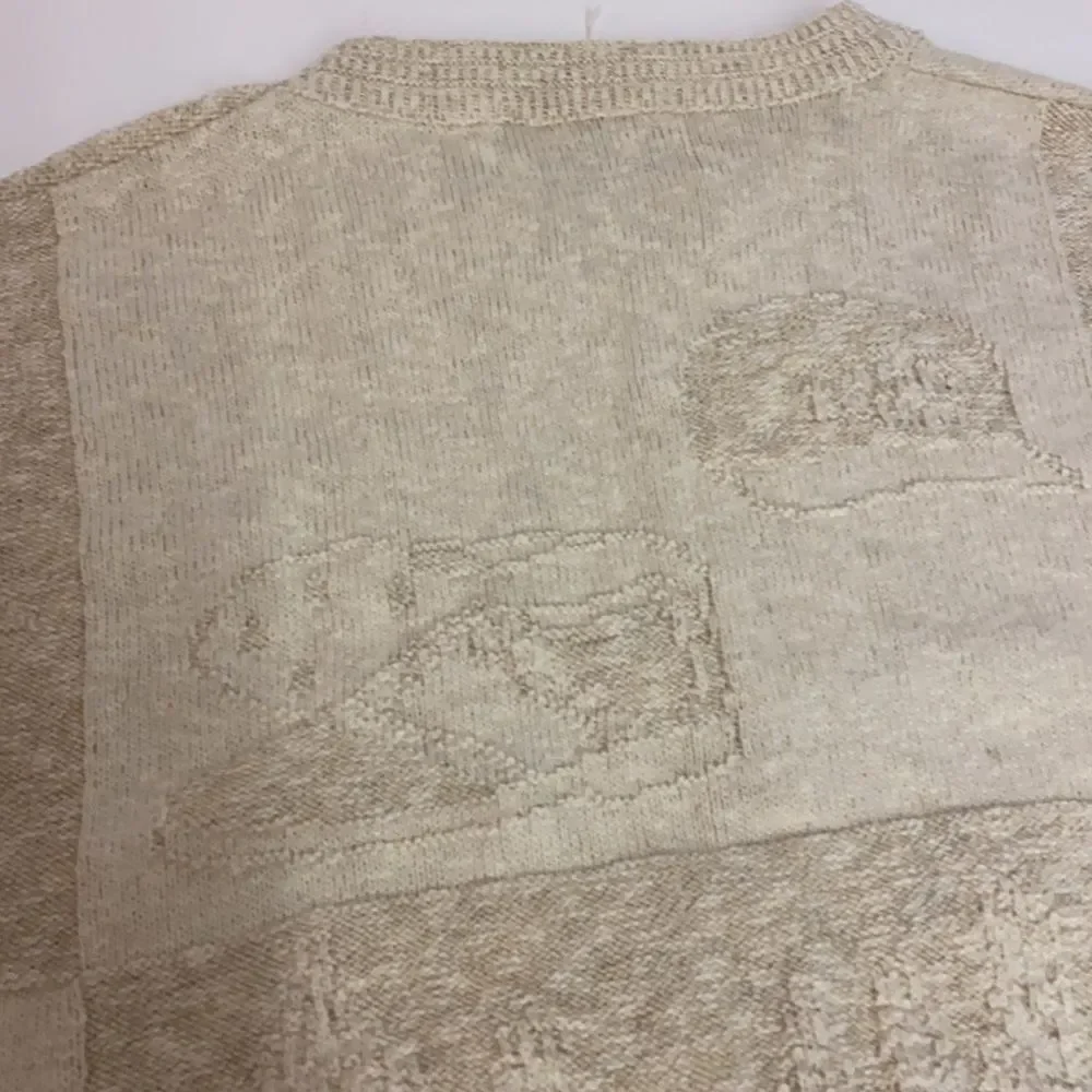 NWT Vintage 80s Cypress Links Golf Scenery Knit‎ Crewneck Sweater Size XL